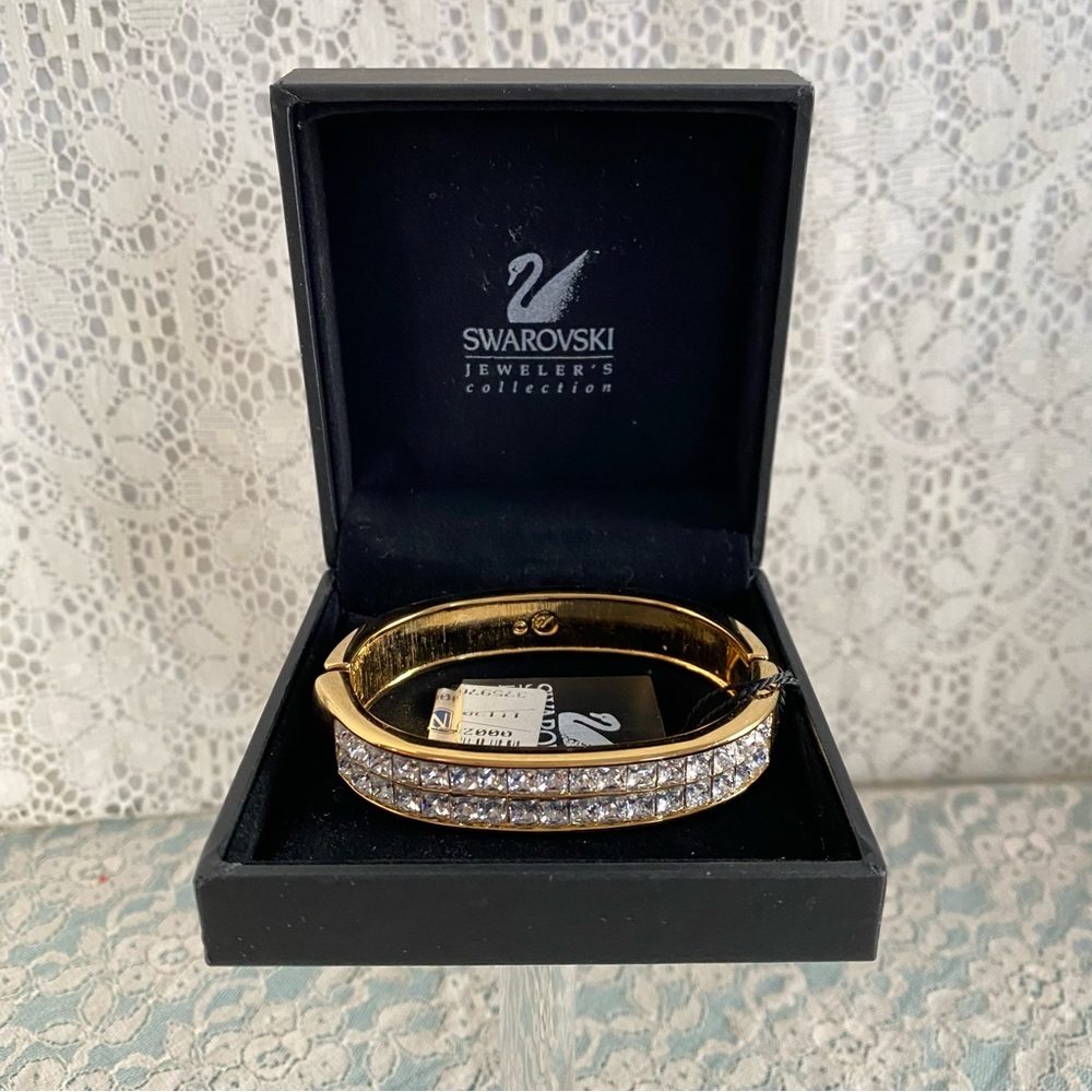 Swarovski Gold and Crystal Bracelet